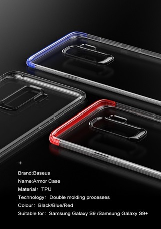 Baseus Armor Samsung S9 kék TPU tok