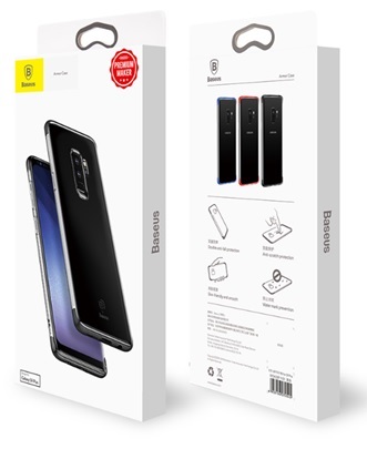 Baseus Armor Samsung S9 kék TPU tok