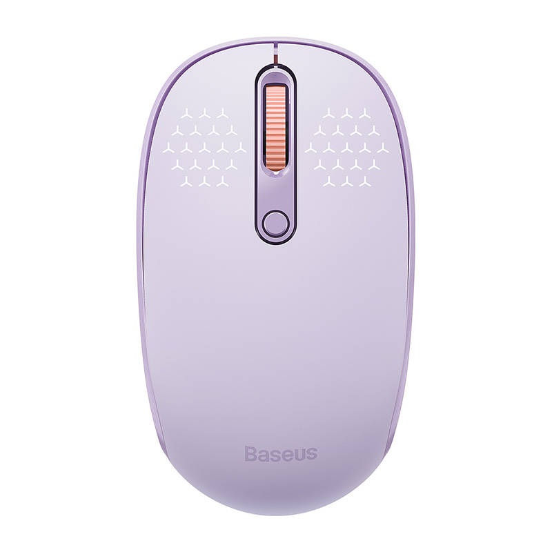 Baseus B01055503513-00 F01B Tri-mode 2.4GHz/Bluetooth 1600DPI lila vezeték nélküli egér