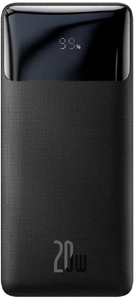 Baseus Bipow 20000mAh digitális kijelzős fekete power bank