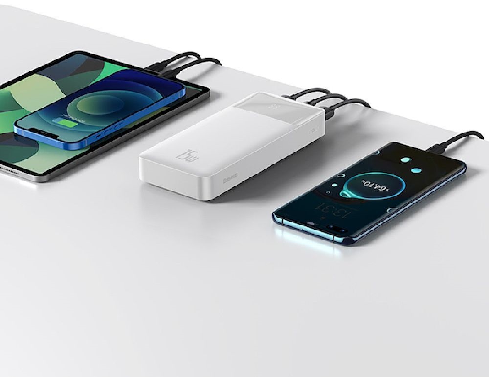 Baseus Bipow 20000mAh fehér power bank