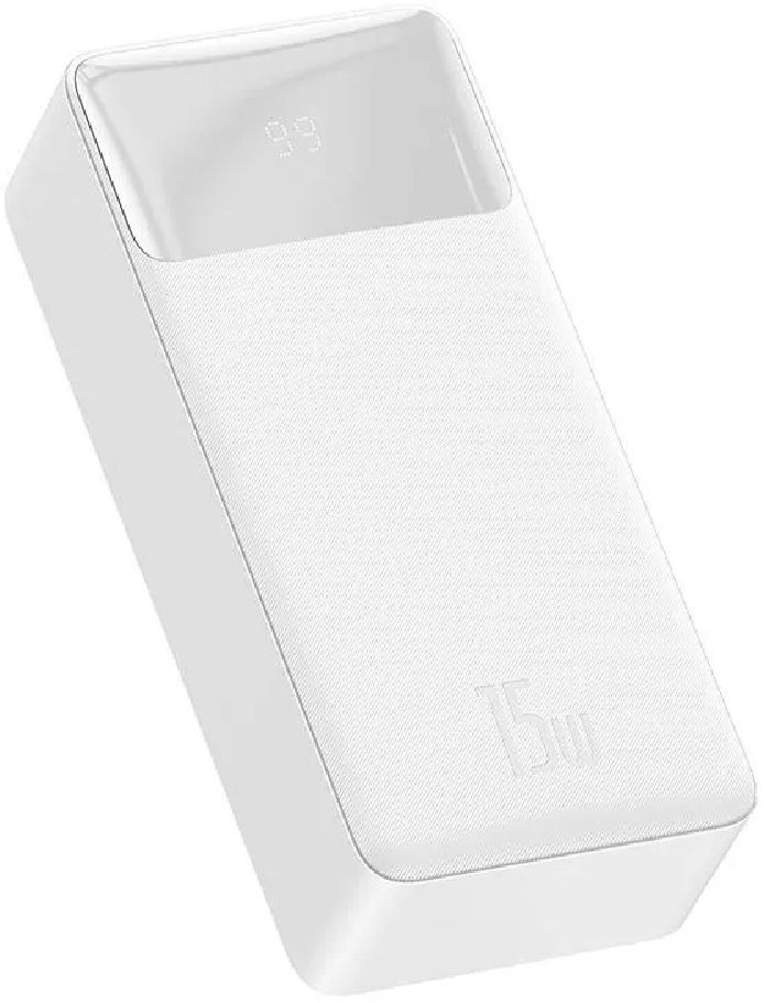 Baseus Bipow 30000mAh fehér powerbank