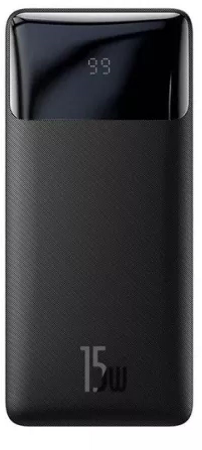 Baseus Bipow PPBD050201 30000mAh LCD Quick Charge PD 15W fekete power bank