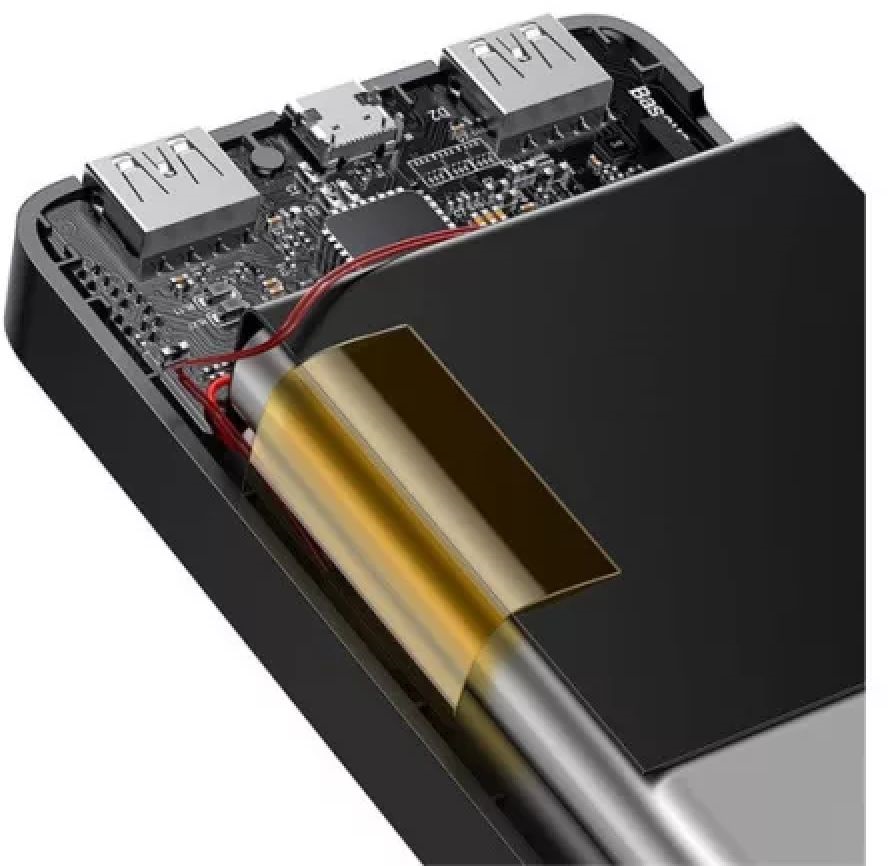 Baseus Bipow PPBD050201 30000mAh LCD Quick Charge PD 15W fekete power bank