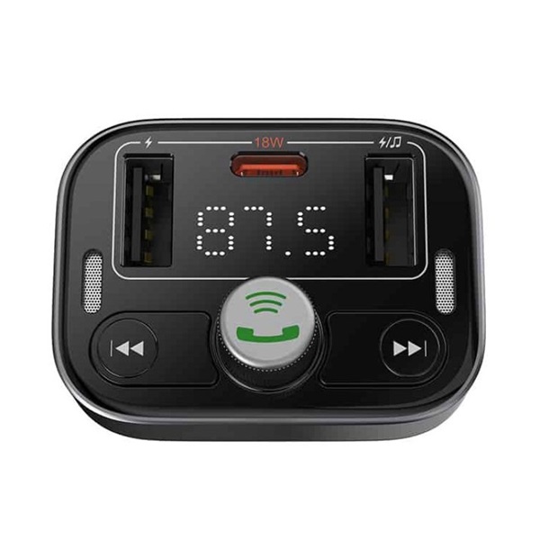Baseus C10762200113-00 S09 Pro fekete FM transzmitter