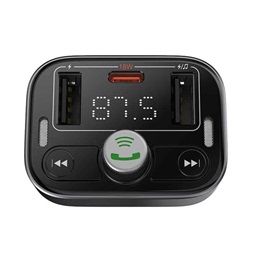 Baseus C10762200113-00 S09 Pro fekete FM transzmitter