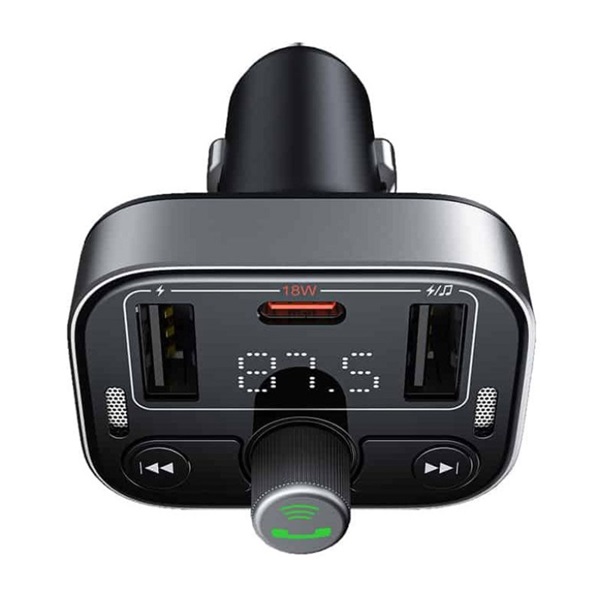Baseus C10762200113-00 S09 Pro fekete FM transzmitter