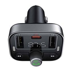 Baseus C10762200113-00 S09 Pro fekete FM transzmitter
