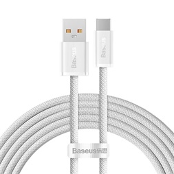 Baseus CALD000702 Dynamic 2m 100W USB/Type-C fehér adat- és töltőkábel