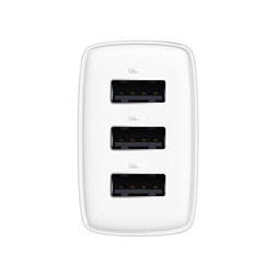 Baseus CCXJ020102 17W 3xUSB fehér gyorstöltő