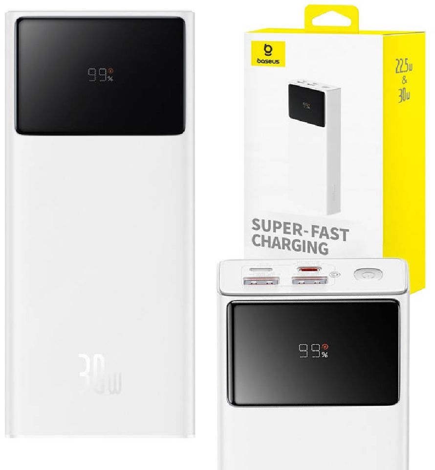 Baseus P10022904213-00 Star-Lord 20000mAh 30W fehér power bank