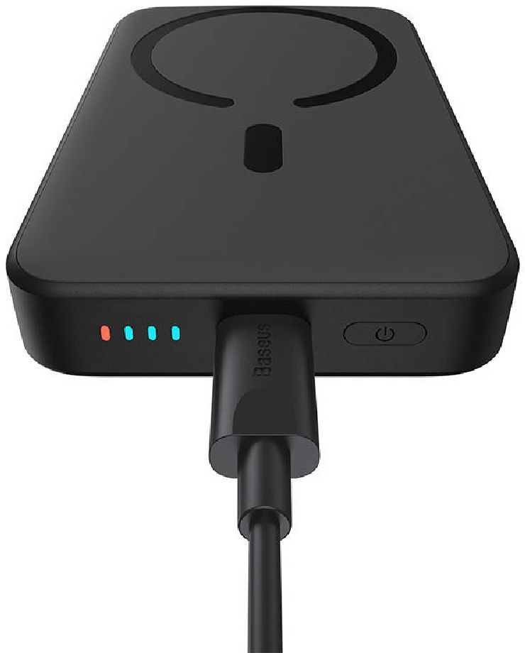 Baseus P10059001113-00 Magnetic Mini Air 10000mAh 20W fekete vezeték nélküli gyors töltő és power bank