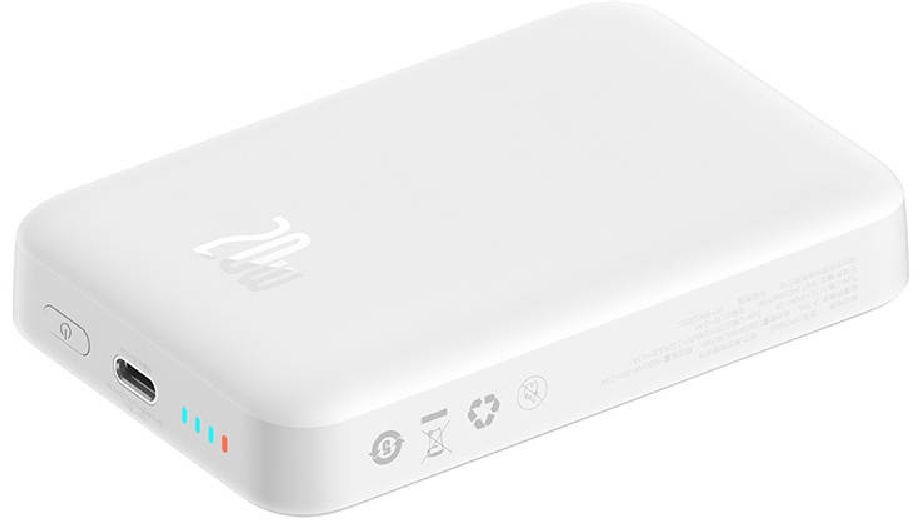Baseus P10059001223-00 Mini Air 10000mAh 20W mágneses fehér power bank