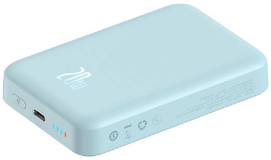 Baseus P10059001313-00 Mini Air 10000mAh 20W mágneses kék power bank
