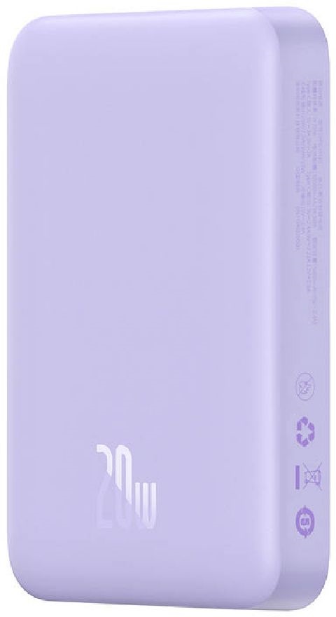 Baseus P10059001513-00 Mini Air 10000mAh 20W mágneses lila power bank