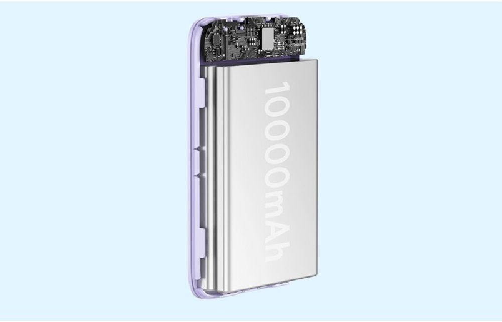 Baseus P10059001513-00 Mini Air 10000mAh 20W mágneses lila power bank