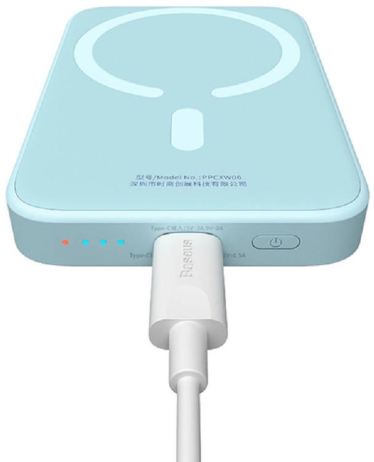 Baseus P10059002313-00 Mini 6000mAh 20W kék power bank