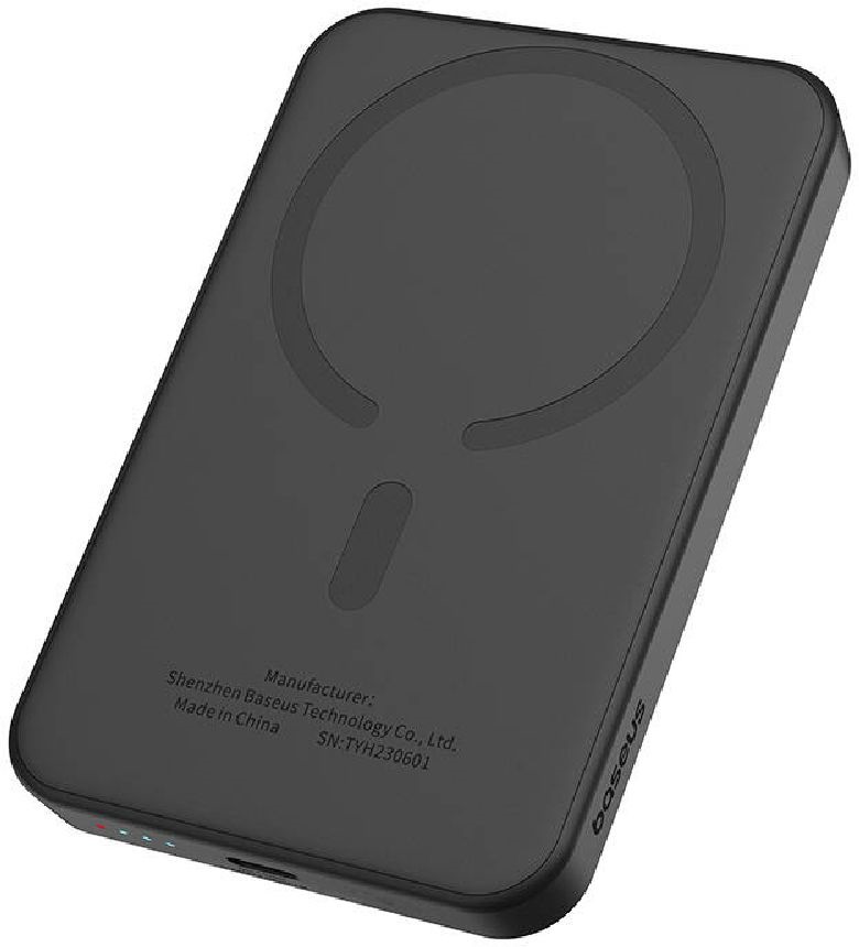 Baseus P10064101123-00 MagPro Magnetic 5000mAh 20W MagSafe fekete power bank