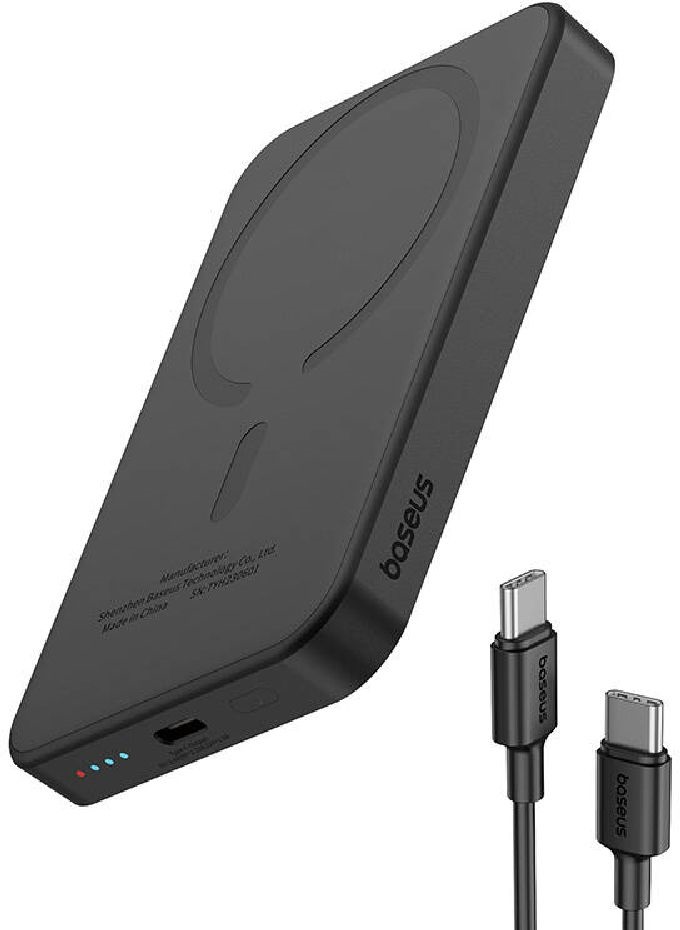 Baseus P10064101123-00 MagPro Magnetic 5000mAh 20W MagSafe fekete power bank