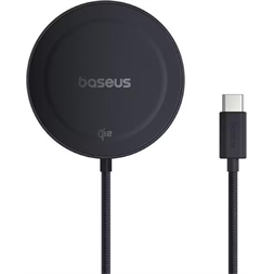 Baseus P10273300121-00 Simple Mini4 Magnetic Qi2 15W univerzális vezeték nélküli fekete töltő