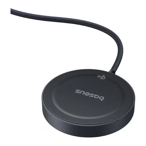 Baseus P10273300121-00 Simple Mini4 Magnetic Qi2 15W univerzális vezeték nélküli fekete töltő