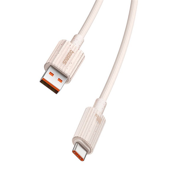 Baseus P10360203421-01 Habitat Series 2m USB - Type-C 100W rózsaszín gyorstöltő kábel