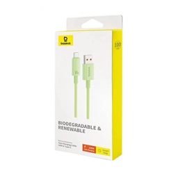 Baseus P10360203631-00 Habitat Series 1m USB - Type-C 100W zöld gyorstöltő kábel