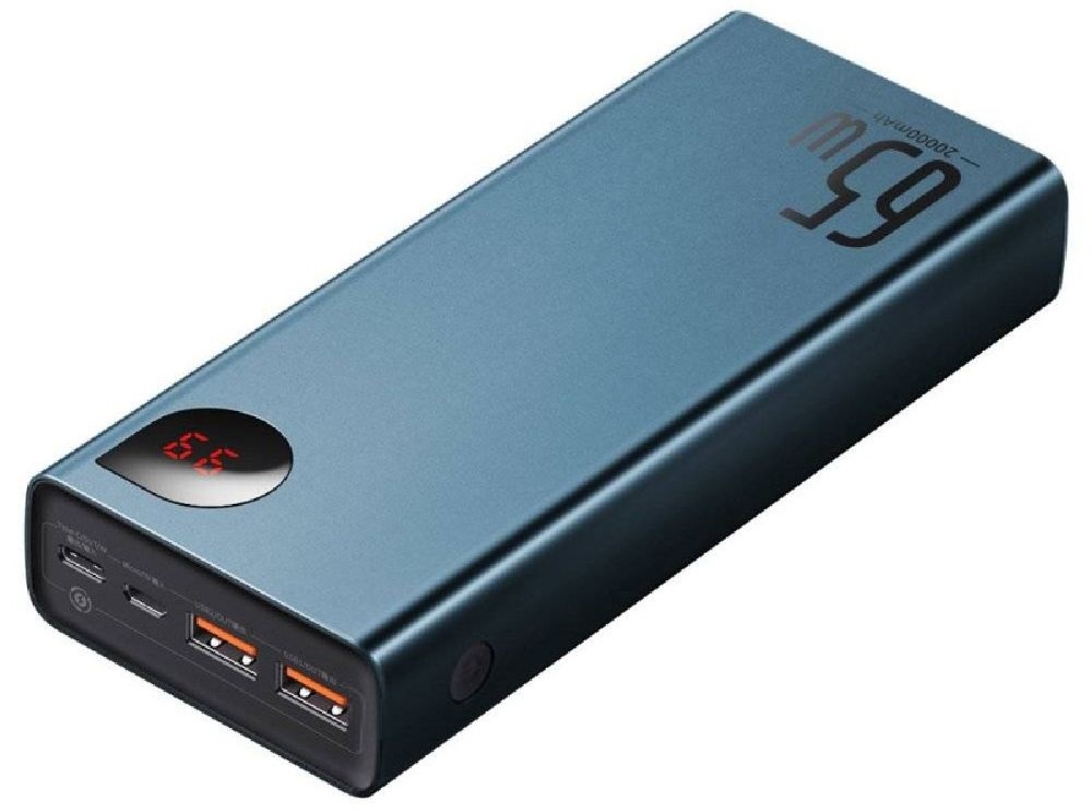 Baseus PPIMDA-D03 Adaman Metal 20000mAh kék power bank