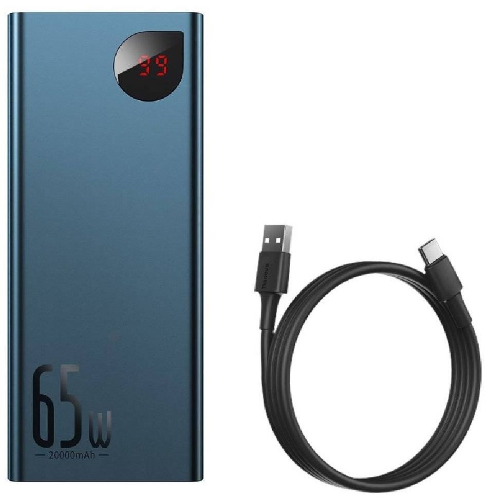 Baseus PPIMDA-D03 Adaman Metal 20000mAh kék power bank