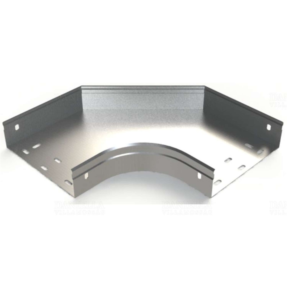 Basor 2/1344 CPERC 100x60 GS 100mm x 60mm-mag. 90° szalaghorganyzott acél kábeltálca idom