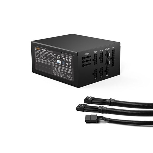 Be Quiet! 1200W - STRAIGHT POWER 12 Platinum (80+ Platinum, ATX3.0, moduláris) fekete tápegység