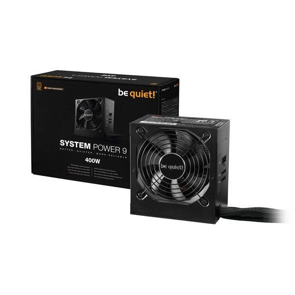 Be Quiet! 400W - BN300 80+ Bronz ATX félmoduláris tápegység