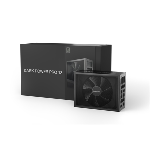 Be Quiet! Dark Power Pro 13 1300W 80+ Titanium (PCIe 5.0) ventillátorral dobozos tápegység