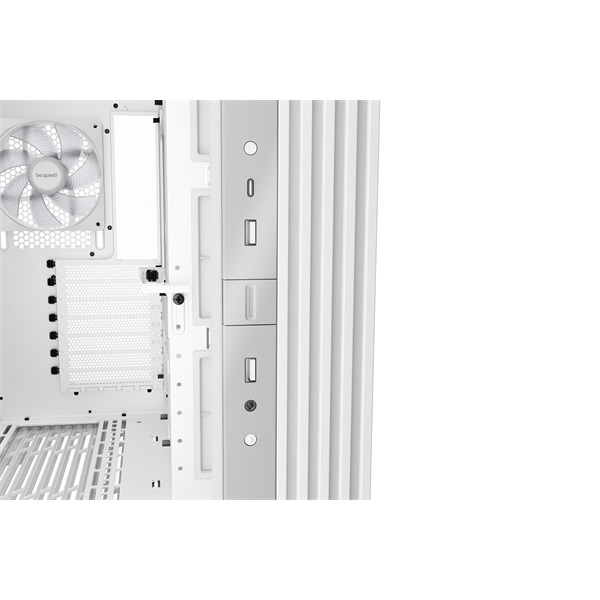 Be Quiet! LIGHT BASE 600 DX fehér (táp nélküli) ablakos ATX ház