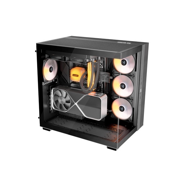 Be Quiet! LIGHT BASE 600 DX fekete (táp nélküli) ablakos ATX ház