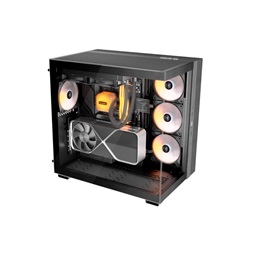 Be Quiet! LIGHT BASE 600 DX fekete (táp nélküli) ablakos ATX ház