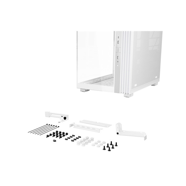 Be Quiet! LIGHT BASE 600 LX fehér (táp nélküli) ablakos ATX ház