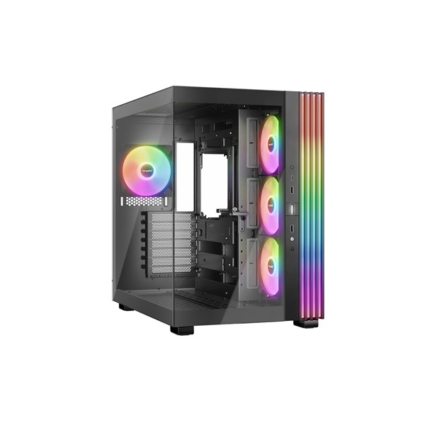 Be Quiet! LIGHT BASE 600 LX fekete (táp nélküli) ablakos ATX ház