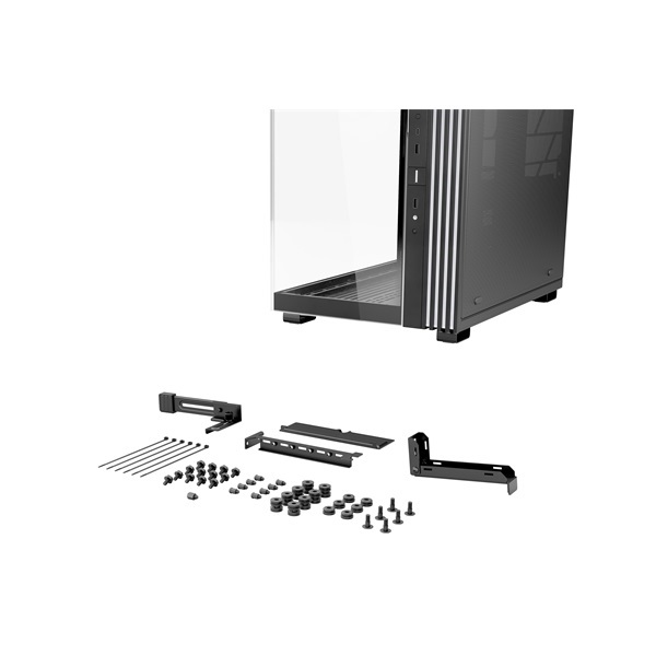 Be Quiet! LIGHT BASE 600 LX fekete (táp nélküli) ablakos ATX ház