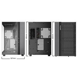 Be Quiet! LIGHT BASE 900 DX fekete (táp nélküli) ablakos ATX ház