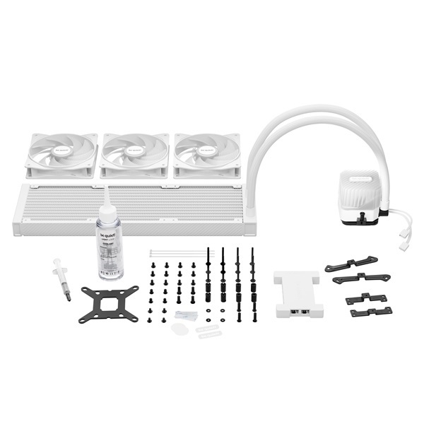 Be Quiet! LIGHT LOOP 3x120mm fehér vízhűtéses processzor hűtő