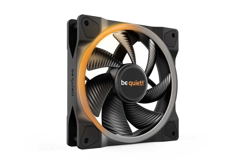 Be Quiet! LIGHT WINGS 120mm PWM ARGB fekete ventilátor