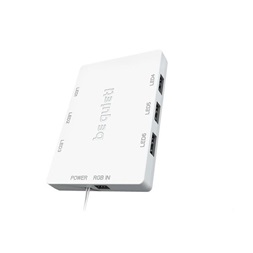 Be Quiet! LIGHT WINGS WHITE PWM Triple Pack (RGB, 1700rpm, 20,6dB) 120mm fehér ventilátor