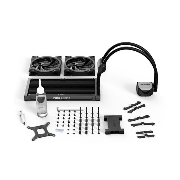 Be Quiet! PURE LOOP 2 FX 280mm 2x140mm ARGB vízhűtéses processzor hűtő