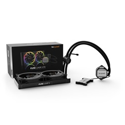 Be Quiet! PURE LOOP 2 FX 280mm 2x140mm ARGB vízhűtéses processzor hűtő