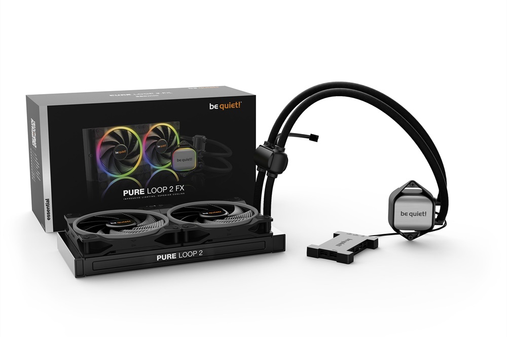 Be Quiet! PURE LOOP 2 FX 280mm 2x140mm ARGB vízhűtéses processzor hűtő