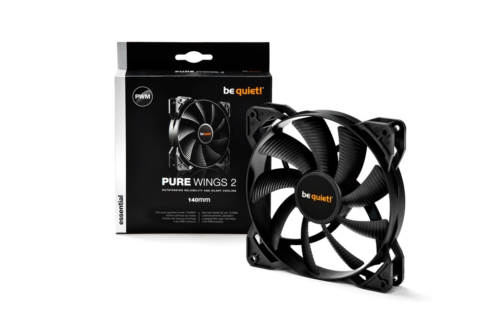 Be Quiet! PURE WINGS 2 140mm PWM fekete ventilátor