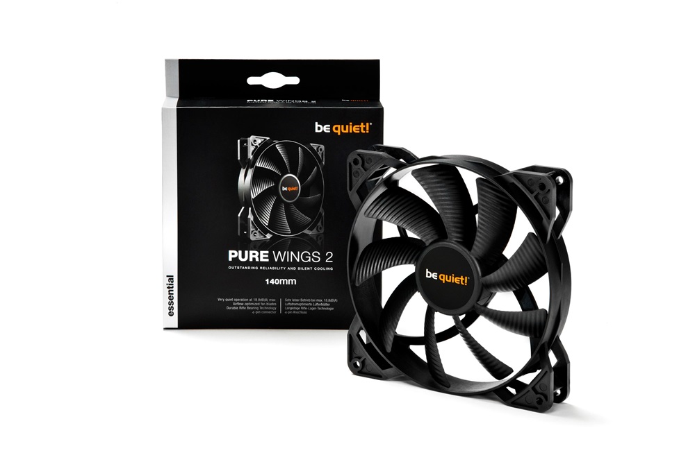 Be Quiet! PURE WINGS 2 140mm fekete ventilátor