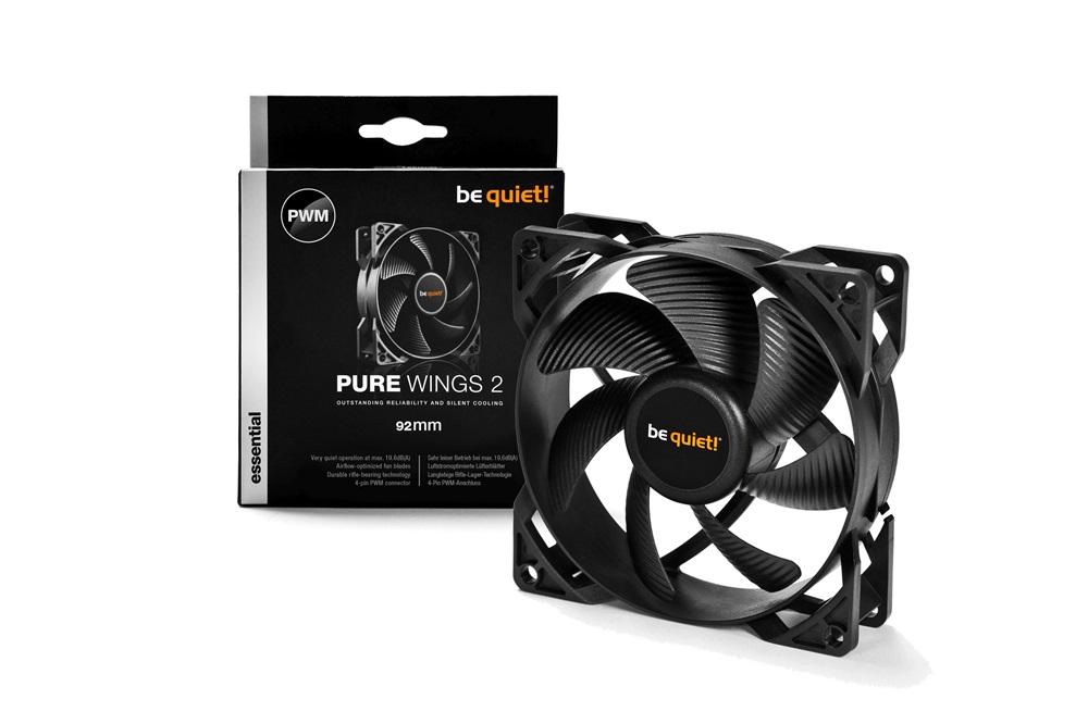 Be Quiet! PURE WINGS 2 92mm PWM fekete ventilátor
