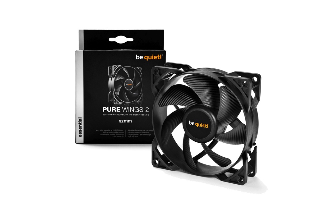 Be Quiet! PURE WINGS 2 92mm fekete ventilátor